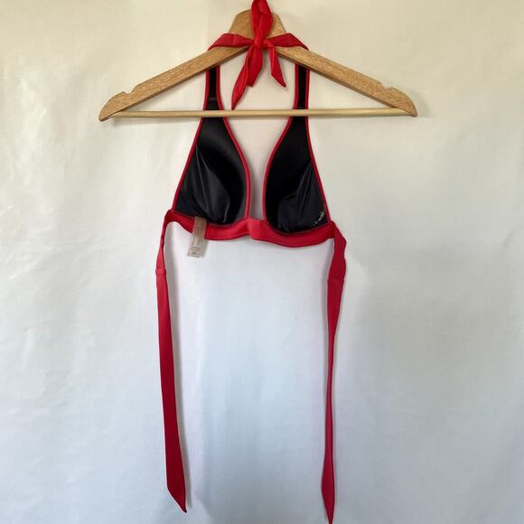 Victoria's Secret hot pink bikini top string women's size XS jelly padding - Picture 7 of 7